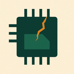 Illustration for Apple Holds, Chips Crack